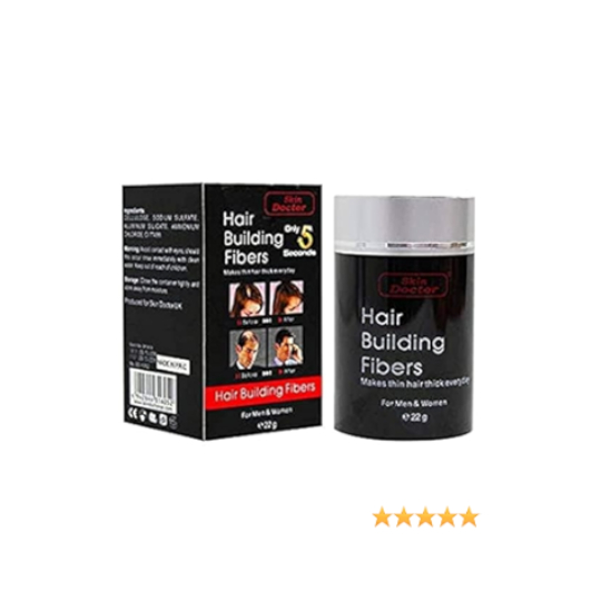 Skin Docter Only 5 Second Hair Building fibers For Men & Women Made in Italy