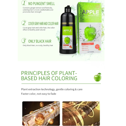 Apple Hair Shampoo Ammonia Free