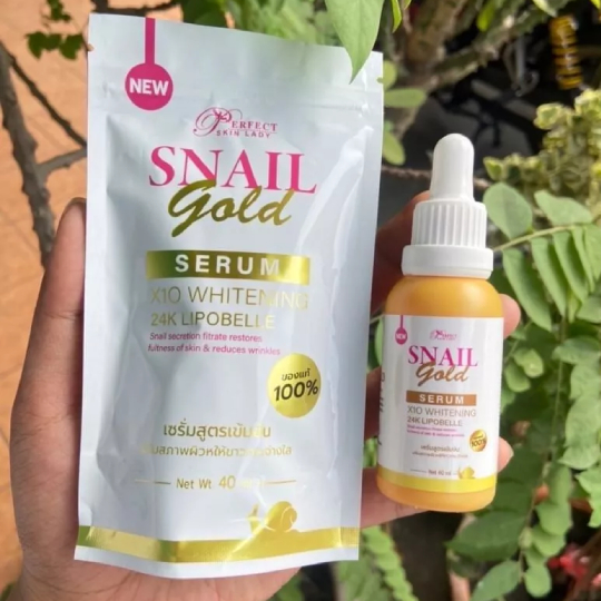 Snail Gold Serum X10 Whitening 24k Lipobelle