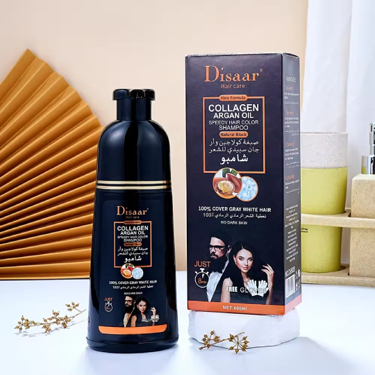 Disaar Collagen Hair Dye Shampoo