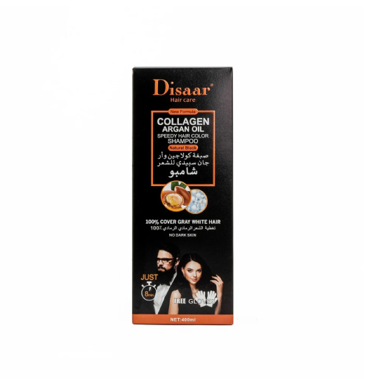 Natural Black Hair Dye Shampoo