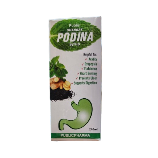 Public Sharbat Podina Syrup For Stomach