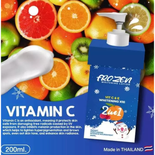 Frozen Skin Whitening Lotion 2 In 1