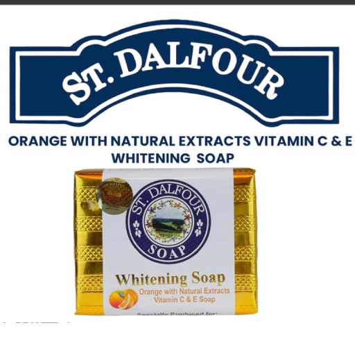 St Dalfour Orange Vitamin C & E Whitening Soap