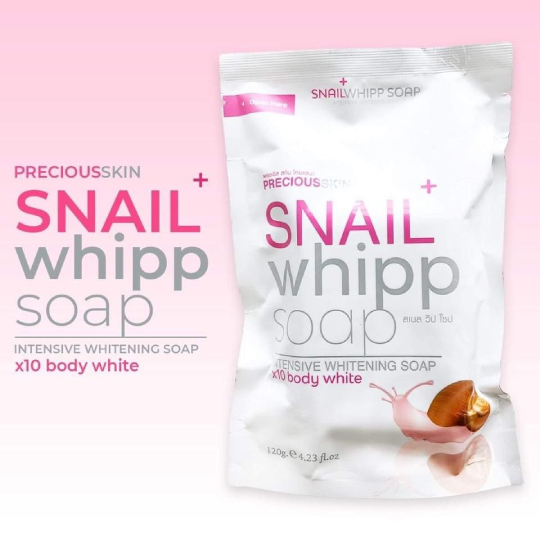 Precious Snail + Whipp Soap Sensitive Whitening Soap