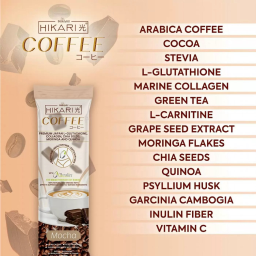 Hikari Glutathione Collagen Slimming Coffee