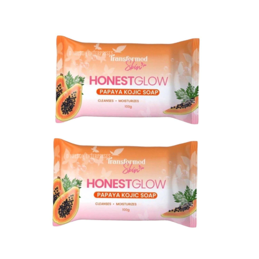 Honest Glow Papaya Kojic Face Whitening Soap