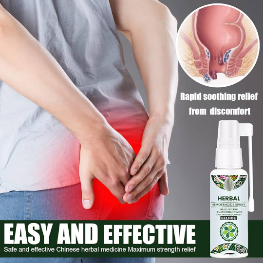 Herbal Hemorrhoids Spray Treats External Hemorrhoids