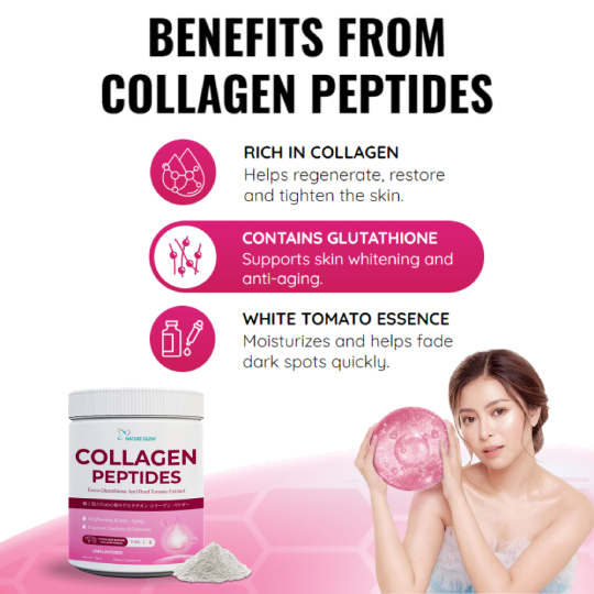 Nature Glow Collagen Peptides Whitening Powder