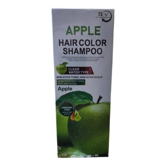 72 Apple Hair Color Shampoo Amoniya Free