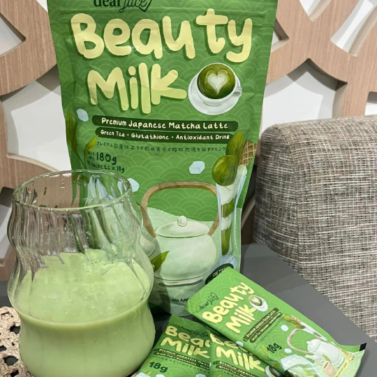 Dear Face Beauty Milk Premium Japanese Matcha Drink