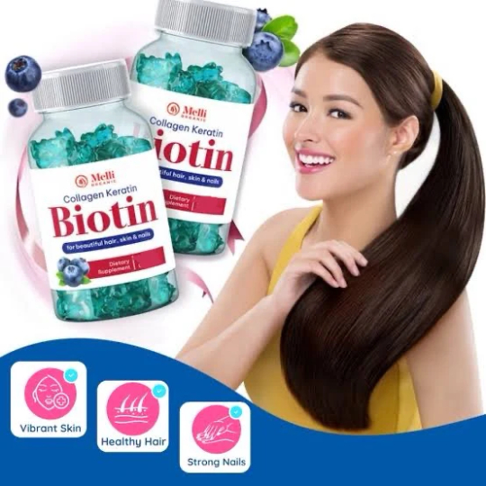 Melli Organic Biotin Gummies For Hair