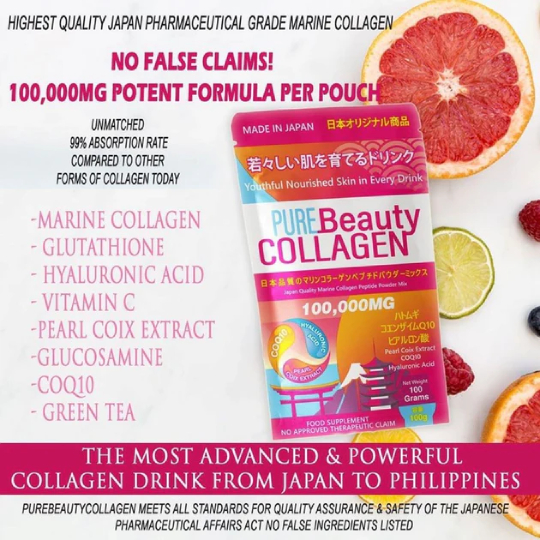 Pure Beauty Collagen 100 000mg Collagen Powder Mix