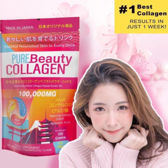 Pure Beauty Collagen 100 000mg For Skin Whitening