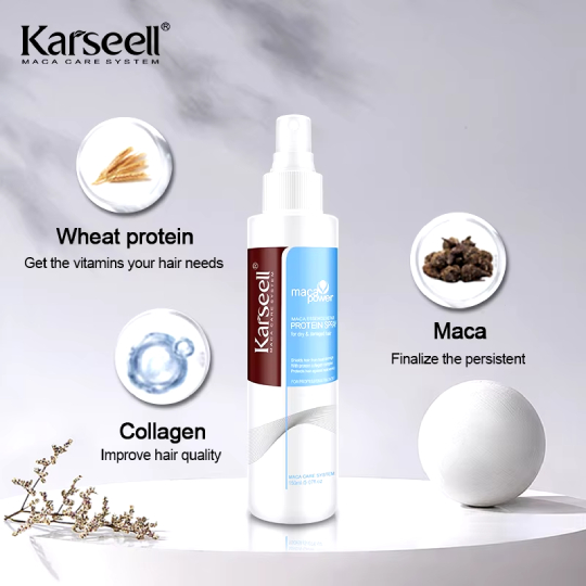 karseell maca power protein leave in spray