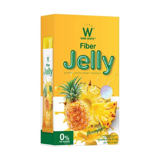 Pinepple Wink White Fiber Jelly For Weight Loss